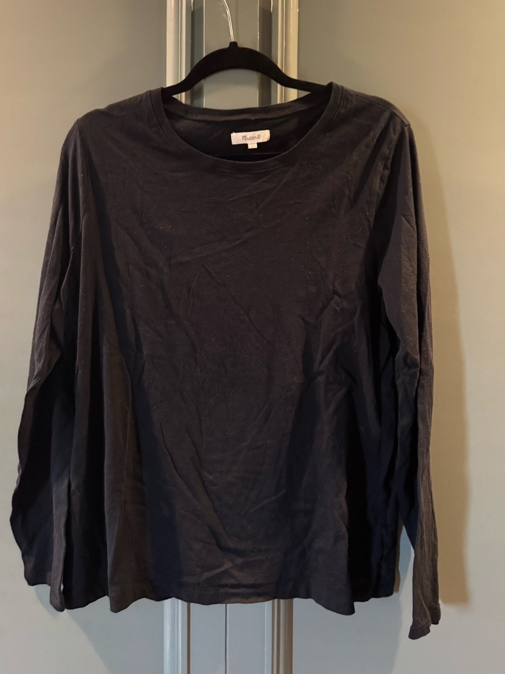 Madewell Black Crewneck Tee